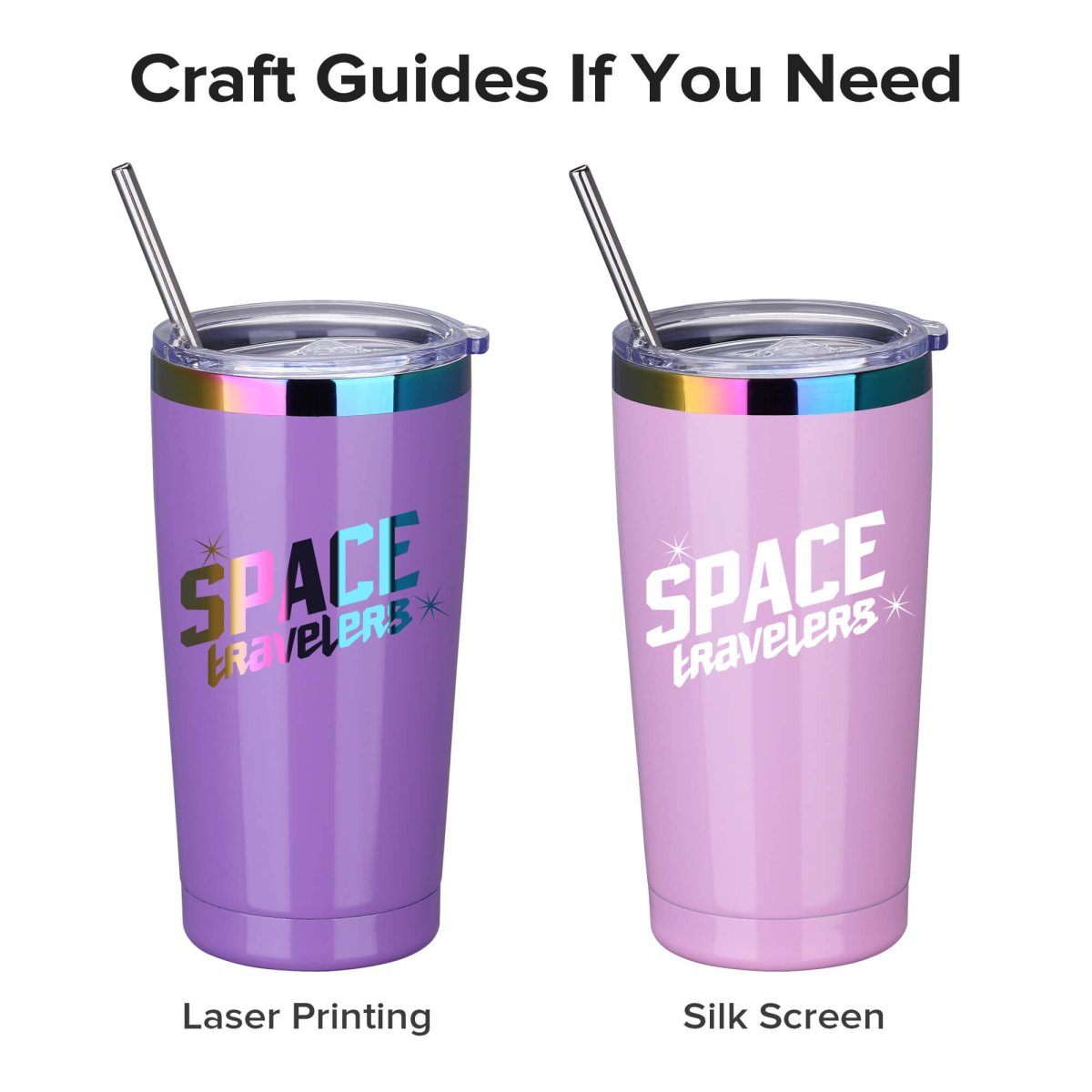 20 oz Rainbow Plated Tumbler - 12 Pack - FASTSUB