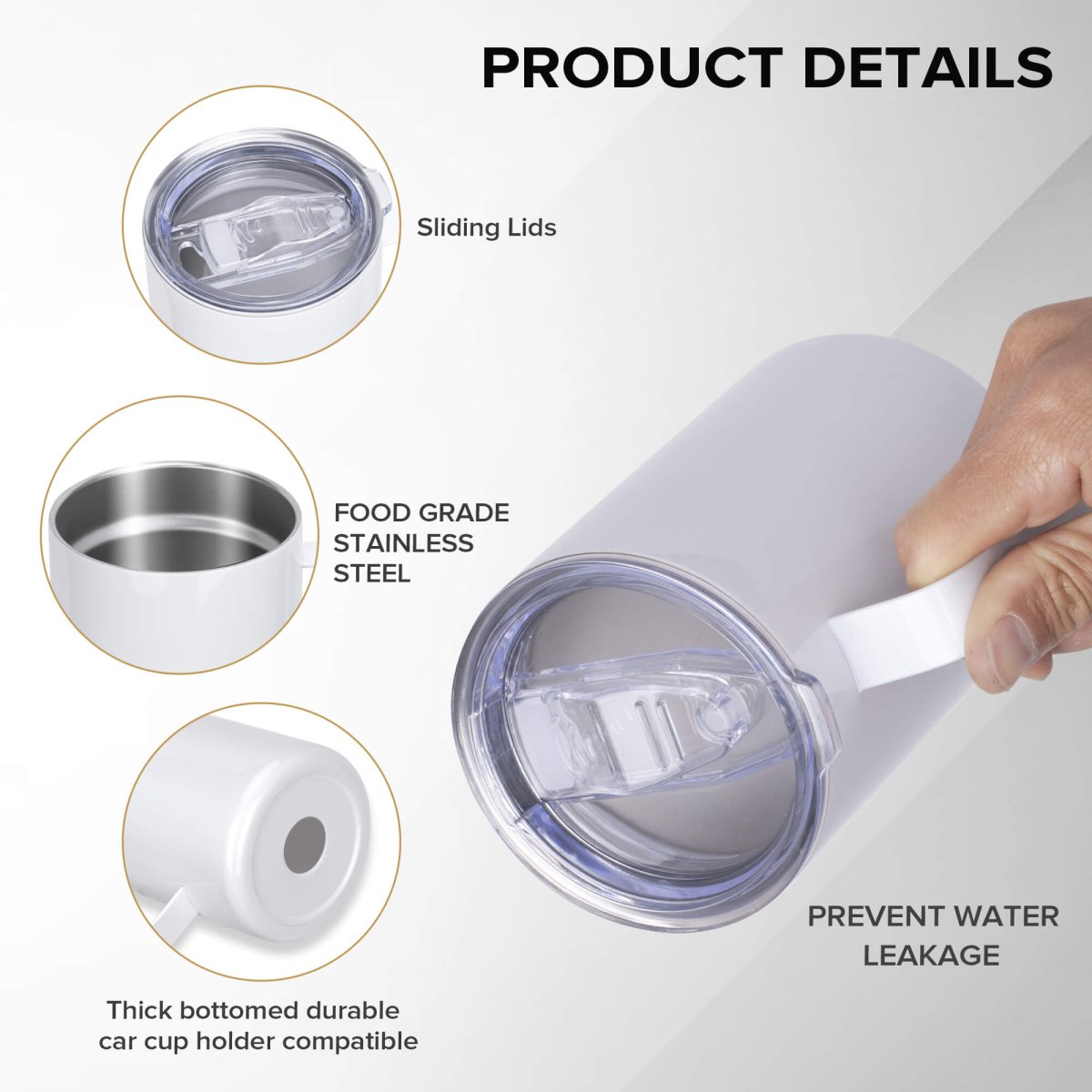 17 oz Sublimation Mug - 20 Pack - FASTSUB