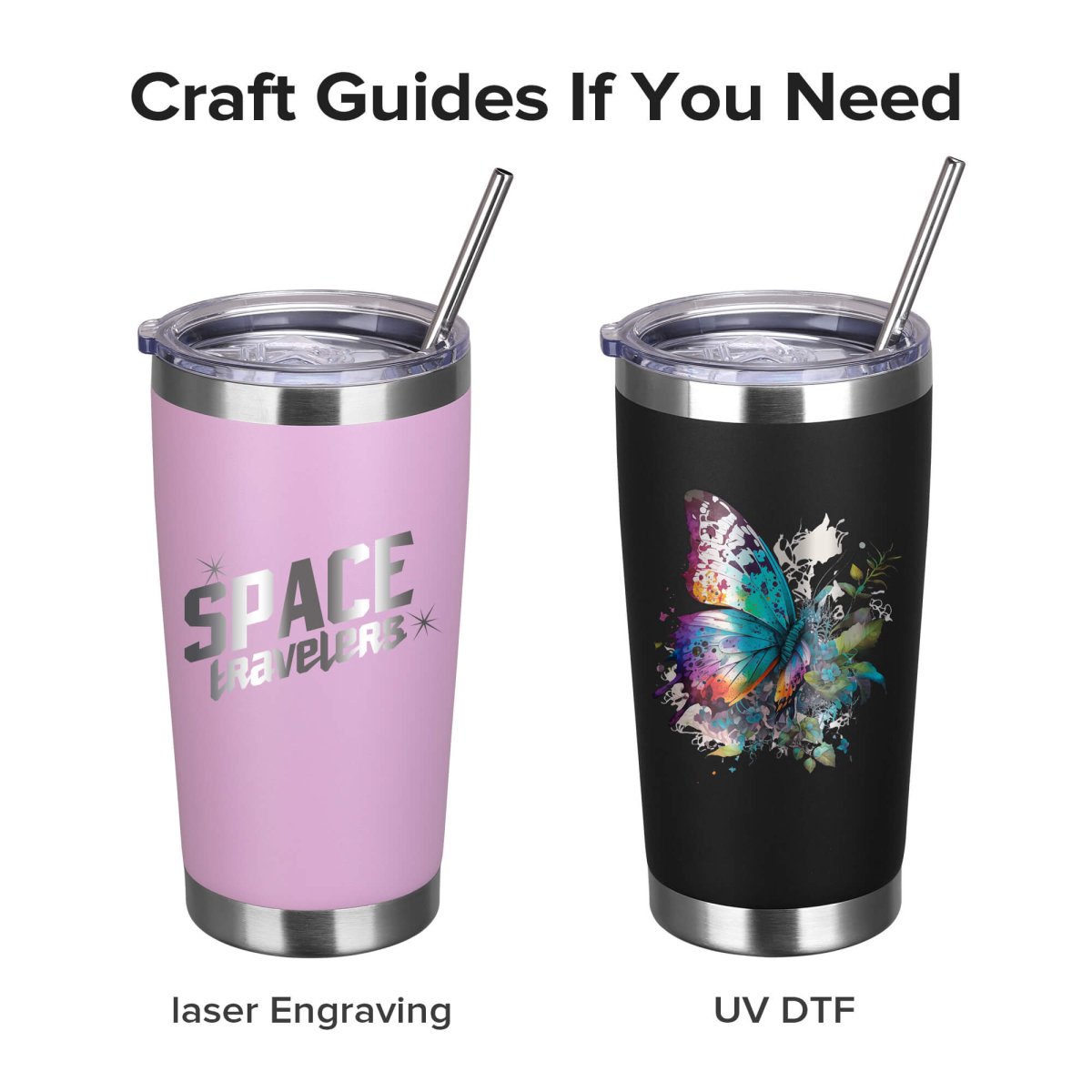 20 oz Powder Coated Tumbler - 20 Pack - FASTSUB