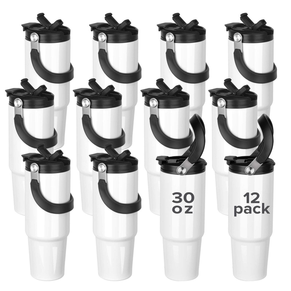 30 oz Sublimation Handle Tumbler - 12 Pack - FASTSUB